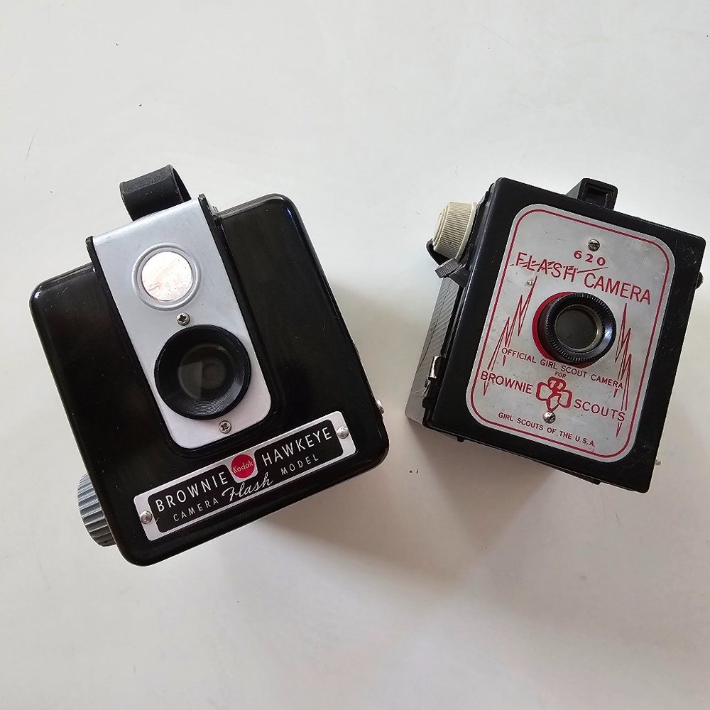 Vintage Brownie 620 Medium Format Camera Bundle